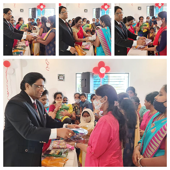 Grace Ministry Bro Andrew and Sis Hanna celebrated Christmas 2020 in Bangalore at the ministry prayer tower with pomp and grandeur on December 27th Sunday, 2020.